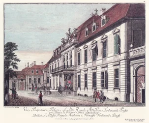 Vue du palais de l